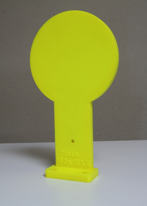 Rundes Plate, 153x12mm